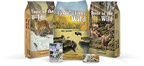 Taste of the Wild product bags